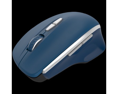 Мышь Canyon  2.4 GHz  Wireless mouse ,with 7 buttons, DPI 800/1200/1600, Battery: AAA*2pcs,Blue,72*117*41mm, 0.075kg