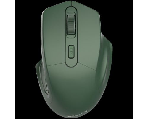 Мышь CANYON 2.4GHz Wireless Optical Mouse with 4 buttons, DPI 800/1200/1600, Special military, 115*77*38mm, 0.064kg