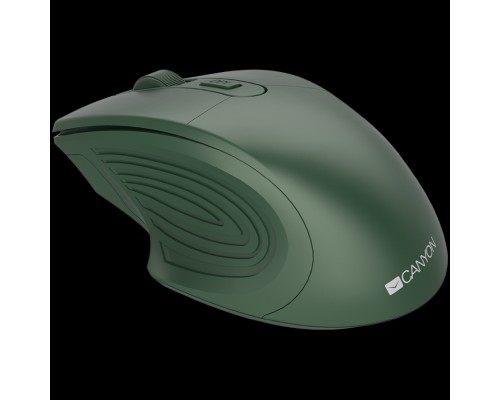 Мышь CANYON 2.4GHz Wireless Optical Mouse with 4 buttons, DPI 800/1200/1600, Special military, 115*77*38mm, 0.064kg