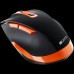 Мышь CANYON MW-14 2.4Ghz Wireless mouse, with 6 buttons,DPI 800/1200/1600/2000/2400,Battery:AAA*2 pcs , Black-Orange119.6*81.1*43.3mm86.8g