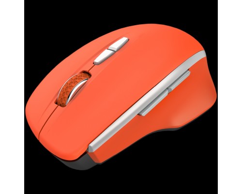 Мышь Canyon  2.4 GHz  Wireless mouse ,with 7 buttons, DPI 800/1200/1600, Battery:AAA*2pcs  ,Red 72*117*41mm 0.075kg