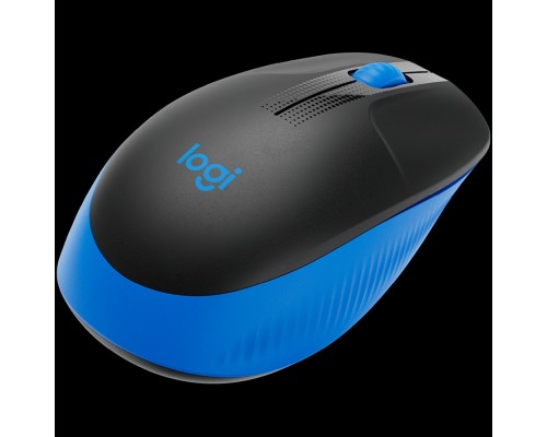 Мышь LOGITECH M190 Full-size wireless mouse - BLUE - 2.4GHZ - EMEA - M190