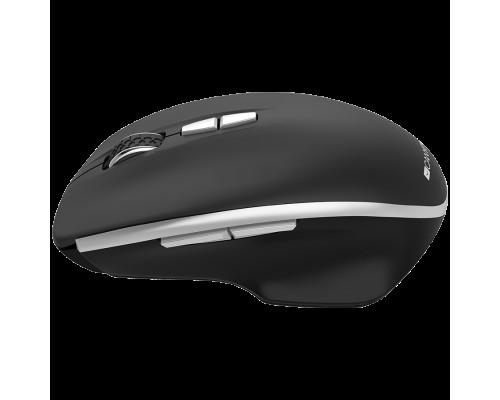 Мышь Canyon  2.4 GHz  Wireless mouse ,with 7 buttons, DPI 800/1200/1600, Battery: AAA*2pcs,Black,72*117*41mm, 0.075kg