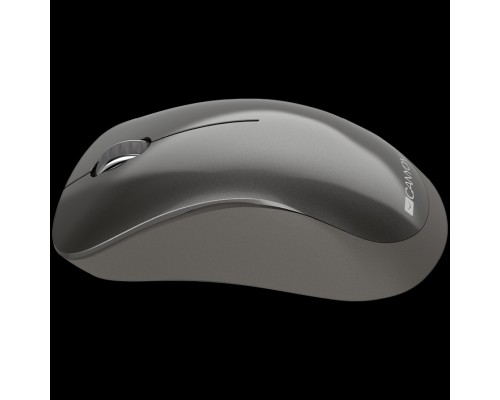 Мышь Canyon  2.4 GHz  Wireless mouse ,with 3 buttons, DPI 1200, Battery:AAA*2pcs,Dark Gray ,67*109*38mm,0.063kg