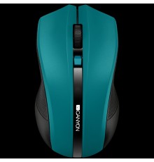Мышь CANYON MW-5 2.4GHz wireless Optical Mouse with 4 buttons, DPI 800/1200/1600, Green, 122*69*40mm, 0.067kg                                                                                                                                             