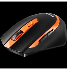 Мышь CANYON MW-13 2.4 GHz Wireless mouse ,with 6 buttons, DPI 800/1200/1600/2000/2400, Battery:AAA*2pcs ,Black-Orange 77.4*120.6*40.5mm 79g,                                                                                                              