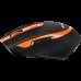 Мышь CANYON MW-13 2.4 GHz Wireless mouse ,with 6 buttons, DPI 800/1200/1600/2000/2400, Battery:AAA*2pcs ,Black-Orange 77.4*120.6*40.5mm 79g,