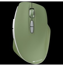 Мышь Canyon  2.4 GHz  Wireless mouse ,with 7 buttons, DPI 800/1200/1600, Battery:AAA*2pcs  ,special military72*117*41mm 0.075kg                                                                                                                           