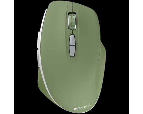 Мышь Canyon  2.4 GHz  Wireless mouse ,with 7 buttons, DPI 800/1200/1600, Battery:AAA*2pcs  ,special military72*117*41mm 0.075kg