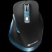 Мышь CANYON MW-14 2.4Ghz Wireless mouse, with 6 buttons,DPI 800/1200/1600/2000/2400,Battery:AAA*2 pcs , Black-blue 119.6*81.1*43.3mm86.8g