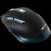 Мышь CANYON MW-14 2.4Ghz Wireless mouse, with 6 buttons,DPI 800/1200/1600/2000/2400,Battery:AAA*2 pcs , Black-blue 119.6*81.1*43.3mm86.8g