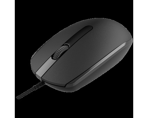 Мышь Canyon Wired  optical mouse with 3 buttons, DPI 1000, with 1.5M USB cable, black, 65*115*40mm, 0.1kg