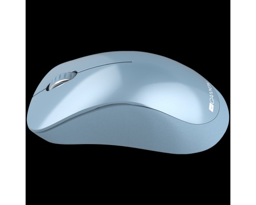 Мышь Canyon  2.4 GHz  Wireless mouse ,with 3 buttons, DPI 1200, Battery:AAA*2pcs  ,Blue67*109*38mm 0.063kg