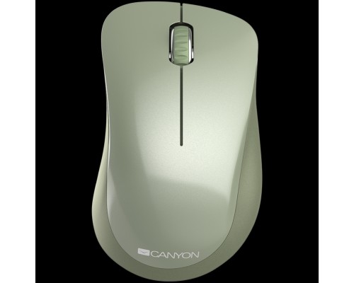 Мышь Canyon  2.4 GHz  Wireless mouse ,with 3 buttons, DPI 1200, Battery:AAA*2pcs  ,special military67*109*38mm 0.063kg