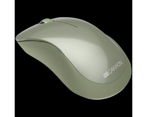 Мышь Canyon  2.4 GHz  Wireless mouse ,with 3 buttons, DPI 1200, Battery:AAA*2pcs  ,special military67*109*38mm 0.063kg