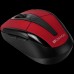 Мышь CANYON мышь, цвет - черный/красный, беспроводная 2.4 Гц, регулируемый DPI 800/1000/1600, 6 кнопок, прорезиненное покрытие.