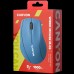 Мышь Wired Optical Mouse with 3 keys, DPI 1000 With 1.5M USB cable,Light Blue,size 72*108*40mm,weight:0.077kg