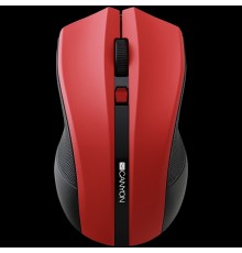 Мышь CANYON MW-5 2.4GHz wireless Optical Mouse with 4 buttons, DPI 800/1200/1600, Red, 122*69*40mm, 0.067kg                                                                                                                                               