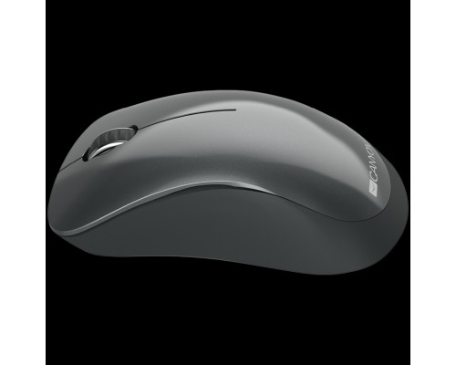 Мышь Canyon  2.4 GHz  Wireless mouse ,with 3 buttons, DPI 1200, Battery:AAA*2pcs,Black,67*109*38mm,0.063kg