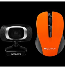 Комплект: мышь с веб-камерой, CANYON C3 720P HD webcam with USB2.0 and CNE-CMSW1O mouse                                                                                                                                                                   