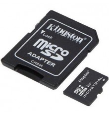 Карта памяти Kingston 8GB microSDHC UHS-I Class 10 Industrial Temp Card + SD Adapter EAN: 740617253276                                                                                                                                                    