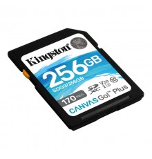 Карта памяти Kingston 256GB SDXC Canvas Go Plus 170R C10 UHS-I U3 V30 EAN: 740617301519                                                                                                                                                                   