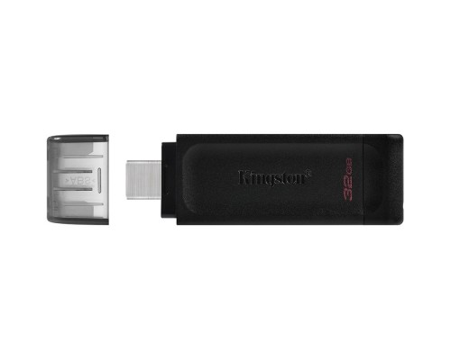 Накопитель USB-Flash Kingston 32GB USB-C 3.2 Gen 1 DataTraveler 70 EAN: 740617305234