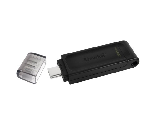 Накопитель USB-Flash Kingston 32GB USB-C 3.2 Gen 1 DataTraveler 70 EAN: 740617305234