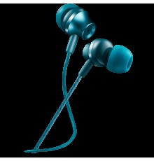 Гарнитура CANYON SEP-3 Stereo earphones with microphone, metallic shell, cable length 1.2m, Blue-green, 22*12.6mm, 0.012kg                                                                                                                                