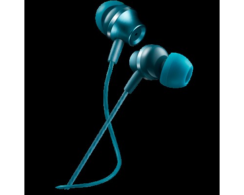 Гарнитура CANYON SEP-3 Stereo earphones with microphone, metallic shell, cable length 1.2m, Blue-green, 22*12.6mm, 0.012kg