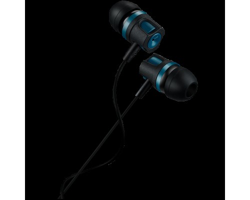 Гарнитура CANYON EP-3 Stereo earphones with microphone, Green, cable length 1.2m, 21.5*12mm, 0.011kg