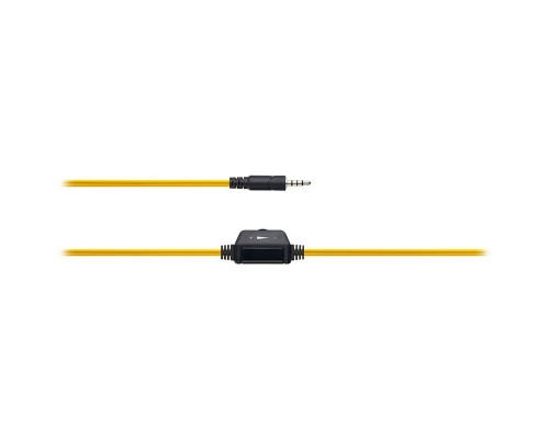 Гарнитура CNS-CHSC1BY CANYON гарнитура, цвет - черный/желтый, внешний микрофон, штекер 1*3.5 мм комбинированный