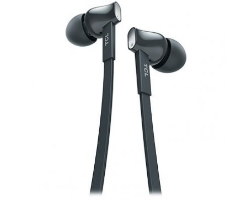 Наушники TCL In-ear Wired Headset, Strong Bass, Frequency of response: 10-22K, Sensitivity: 107 dB, Driver Size: 8.6mm, Impedence: 16 Ohm, Acoustic system: closed, Max power input: 20mW, Connectivity type: 3.5mm jack, Color Shadow Black