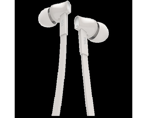 Наушники TCL In-ear Wired Headset, Strong Bass, Frequency of response: 10-22K, Sensitivity: 107 dB, Driver Size: 8.6mm, Impedence: 16 Ohm, Acoustic system: closed, Max power input: 20mW, Connectivity type: 3.5mm jack, Color Ash White