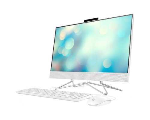 Моноблок HP 24 24-df0033ur 14Q04EA Pentium J5040/4Gb/256Gb SSD/noODD/23.8'' (1920x1080)/KB+mouse/Win10/Snow White