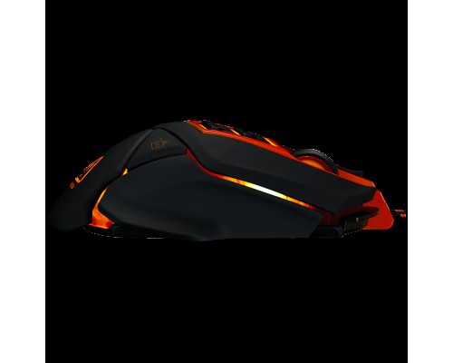 Мышь CANYON Hazard GM-6 Optical gaming mouse, adjustable DPI setting 800/1600/2400/3200/4800/6400, LED backlight, moveable weight slot and retractable top cover for comfortable usage, Black rubber, cable length 1.70m, 137*90*42mm, 0.154kg(replacement