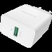 Адаптер питания Canyon, Wall charger with 1*USB, QC3.0 24W, Input: 100V-240V, Output: DC 5V/3A,9V/2.67A,12V/2A, Eu plug, Over-load,  over-heated, over-current and short circuit protection, CE, RoHS ,ERP. Size:89*46*26.5 mm,58g, White