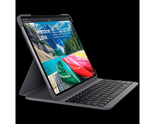 Клавиатура LOGITECH Slim Folio Pro for iPad Pro 12.9-inch (3rd and 4th gen) - GRAPHITE - RUS - BT - N/A - INTNL - OTHERS