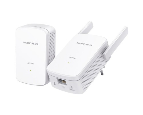 Набор адаптеров AV1000 Powerline kit with 300Mbps Wi-Fi, plug and play, up to 300 meters over an existing electrical circuit, the kit includes a MP510 and a MP500.