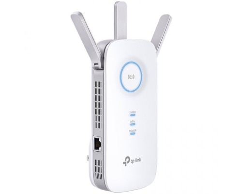 Расширитель беспроводной сети TP Link AC1900 Wi-Fi Range Extender 600 Mbps at 2.4 GHz + 1300 Mbps at 5 GHz; 3 ? External Antennas, 1 ? Gigabit Port, Wall Plugged; Tether App, WPS, Intelligent Signal Light, Access Control, Power Schedule, LED Control,