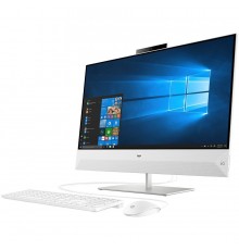 Моноблок HP Pavilion 27 27-d0007ur 14Q42EA i3-10300T/4Gb/256Gb SSD/noODD/27'' (1920x1080)/KB+mouse/Win10/White                                                                                                                                            