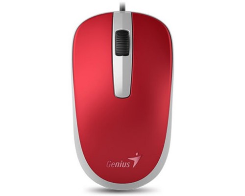 Мышь Genius Mouse DX-120 ( Cable, Optical, 1000 DPI, 3bts, USB ) Red