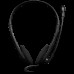 Гарнитура CANYON HS-01 PC headset with microphone, volume control and adjustable headband, cable length 1.8m, Black/Orange, 163*128*50mm, 0.069kg