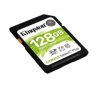 Карта памяти Kingston 128GB SDXC Canvas Select Plus 100R C10 UHS-I U3 V30 EAN: 740617298055                                                                                                                                                               