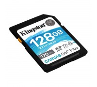 Карта памяти Kingston 128GB SDXC Canvas Go Plus 170R C10 UHS-I U3 V30 EAN: 740617301458                                                                                                                                                                   