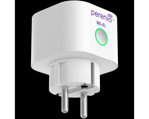 Умная розетка Smart Power Plug is a device to control remotely via Wi-Fi connected through it load, measure its power and monitor electrical energy consumption. White color, multi language version.