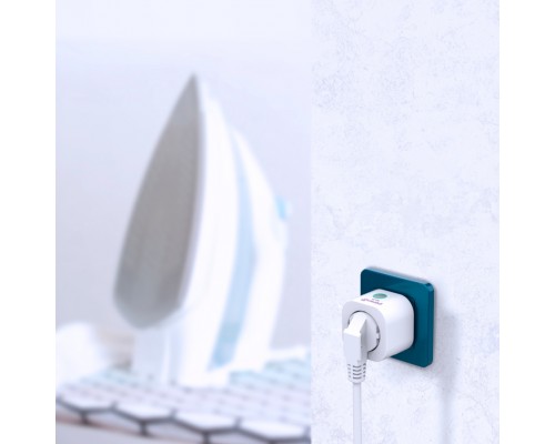 Умная розетка Smart Power Plug is a device to control remotely via Wi-Fi connected through it load, measure its power and monitor electrical energy consumption. White color, multi language version.