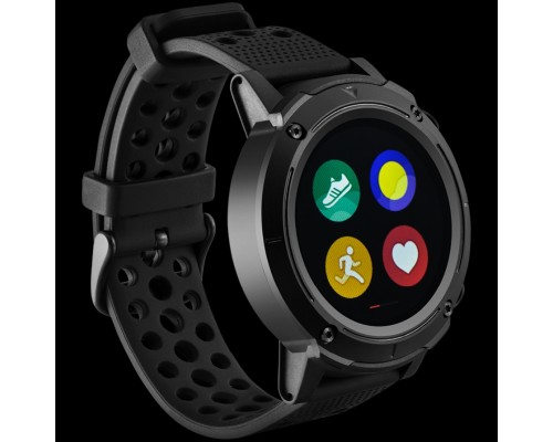 Смарт-часы CANYON Wasabi SW-82 Smart watch, 1.3inches IPS full touch screen, Alloy+plastic body,GPS function, IP68 waterproof, multi-sport mode with swimming mode, compatibility with iOS and android, 500mAh big battery, Host: D48x T15.0mm, Strap: 240