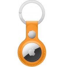 Кожаный брелок для ключей AirTag Leather Key Ring - Meyer Lemon                                                                                                                                                                                           