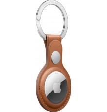 Кожаный брелок для ключей AirTag Leather Key Ring - Saddle Brown                                                                                                                                                                                          